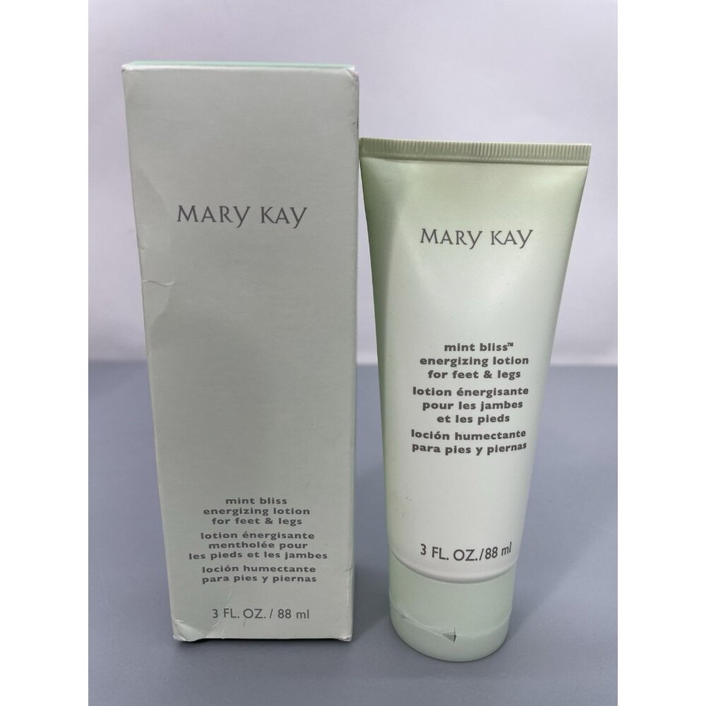 Mary Kay Mint Bliss Energizing Lotion for Feet & Hands 3oz
